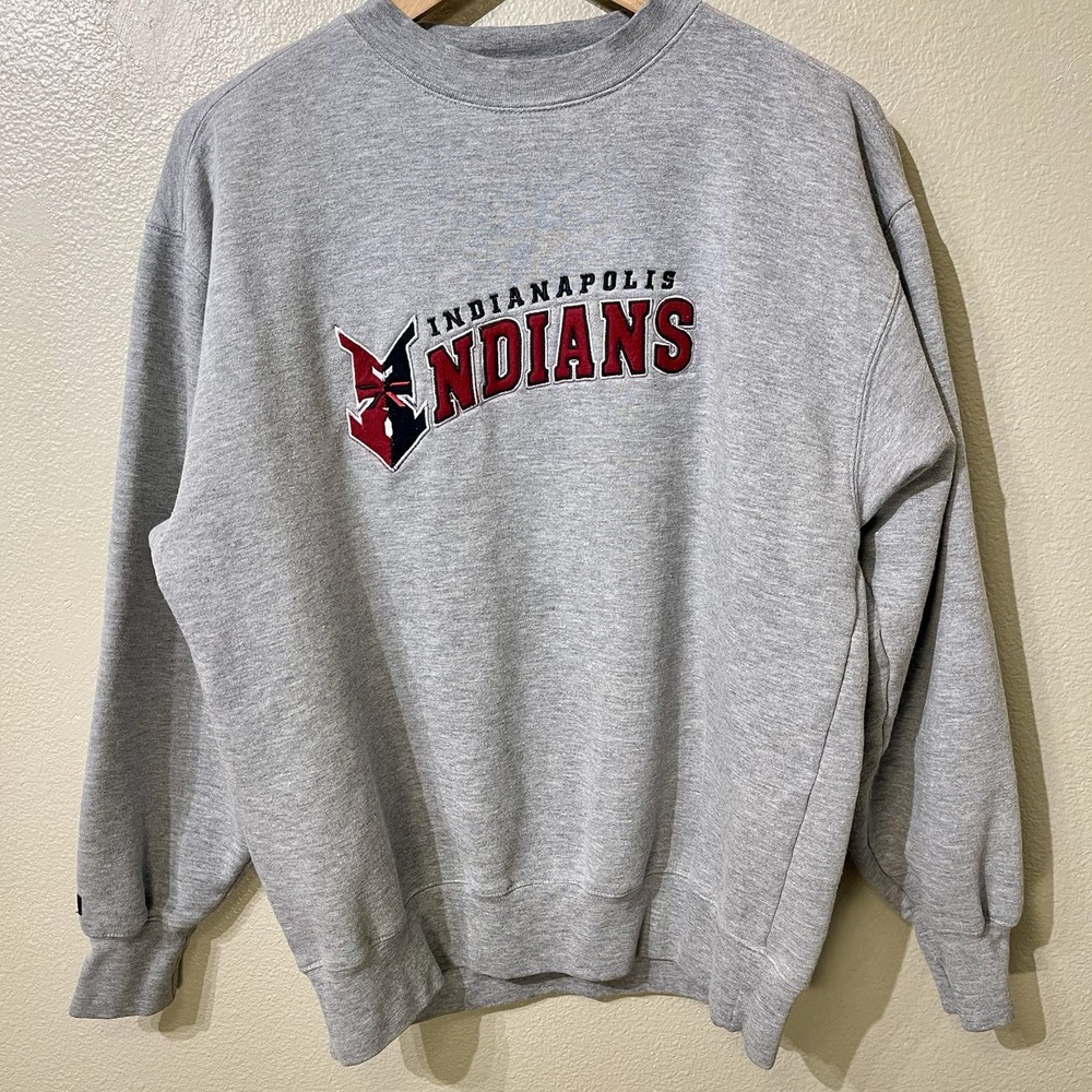 JanSport Indianapolis‎ Indians Gray Warm Sweatshirt Size M